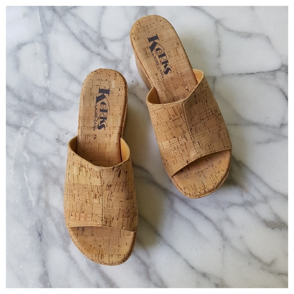 Korks by Kork-Ease Ashlin Wedge iin Cork Size 6